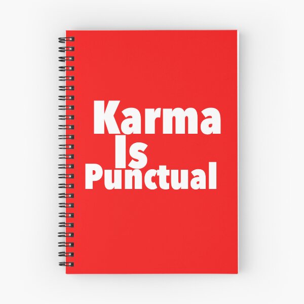 Item preview, Karma Is Punctual print novelty: Saying, Humor designed and sold by PSST-Design.
