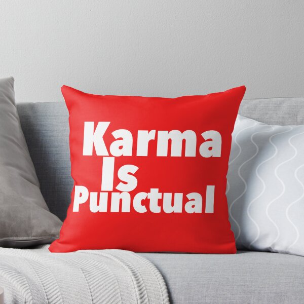 Item preview, Karma Is Punctual print novelty: Saying, Humor designed and sold by PSST-Design.