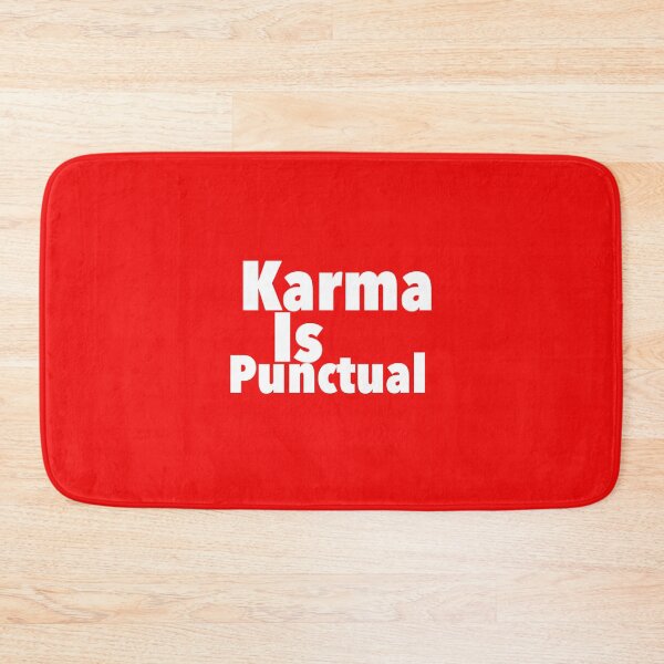 Item preview, Karma Is Punctual print novelty: Saying, Humor designed and sold by PSST-Design.