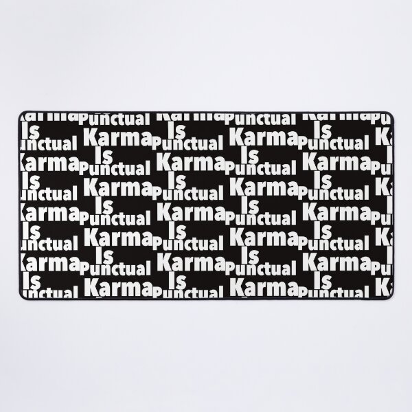 Item preview, Karma Is Punctual print novelty: Saying, Humor designed and sold by PSST-Design.