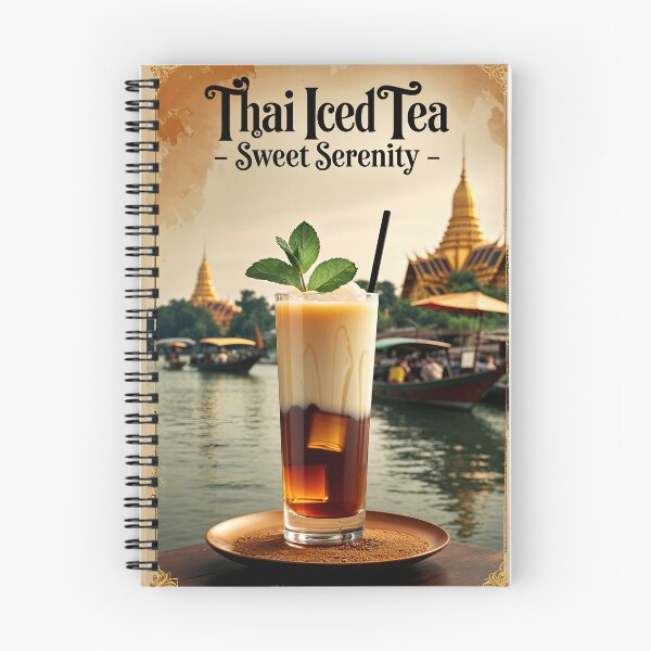 Item preview, Thai Iced Tea Poster: Vintage Tropical Charm designed and sold by Ceemko's Vintage Corner.