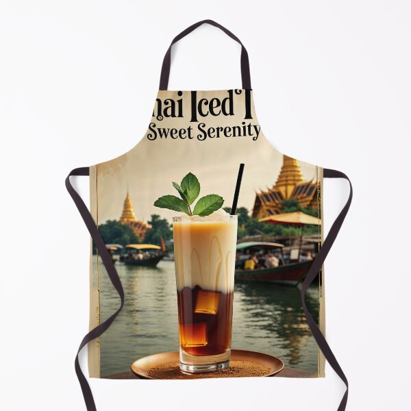 Item preview, Thai Iced Tea Poster: Vintage Tropical Charm designed and sold by Ceemko's Vintage Corner.