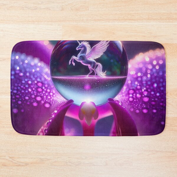 Item preview, Dewdrop Pegasus on Orchid Petal – Fantasy Art designed and sold by Euriruben.