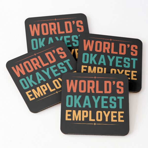 Item preview, World's Okayest Employee – Funny Work T-Shirt for Office & Corporate Humor designed and sold by relso.