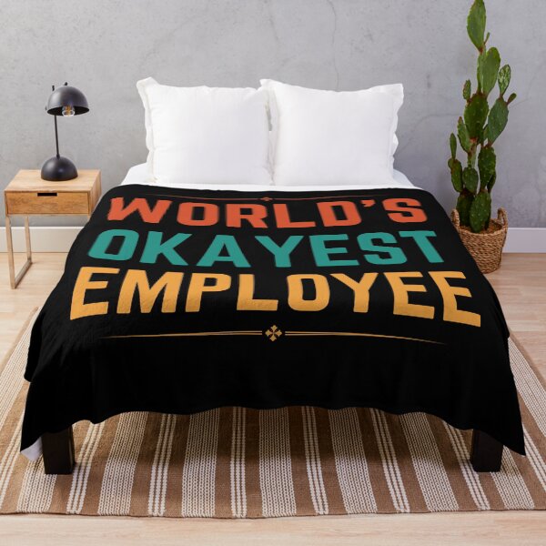 Item preview, World's Okayest Employee – Funny Work T-Shirt for Office & Corporate Humor designed and sold by relso.