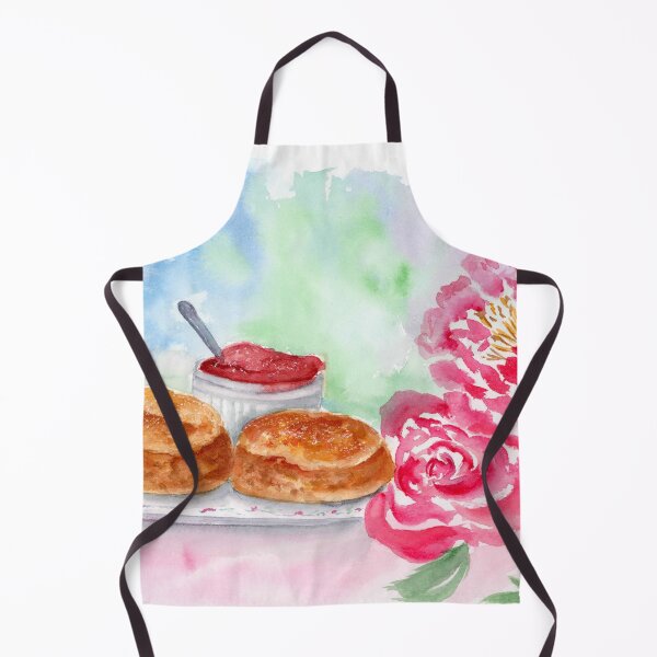 Item preview, Watercolor Scones with Jam designed and sold by daphsam.