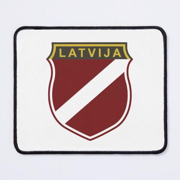 Item preview, Latvian Legion Sleeve Shield – Historical Latvia Emblem Design designed and sold by krauze.