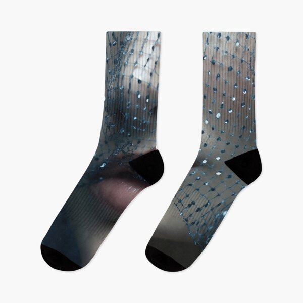 Item preview, Ethereal Beauty: Woman with Blue Mesh Veil designed and sold by anytka.
