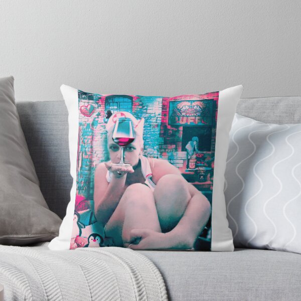 Artikelvorschau, Miss Puffy in Pink und Blaugrün entworfen und verkauft von ROMANGREENART.