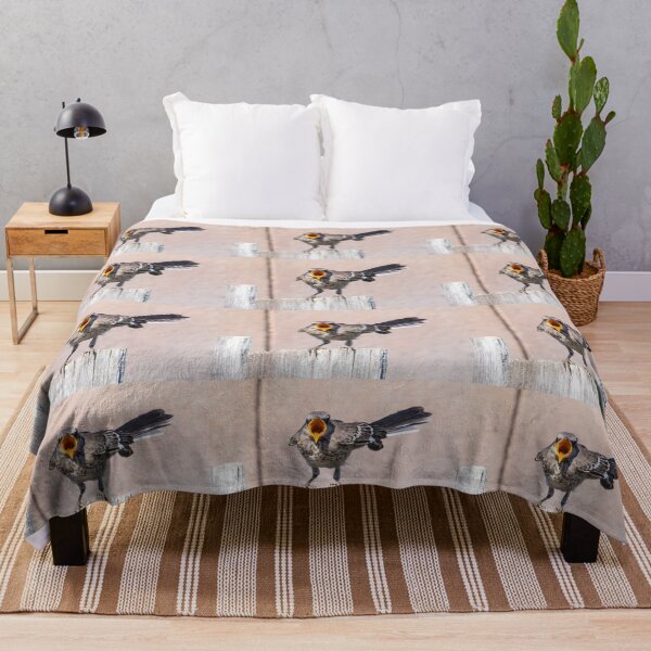 Item preview, Hungry Mockingbird Fledgling Sees Mom Coming With Food designed and sold by CarolM.