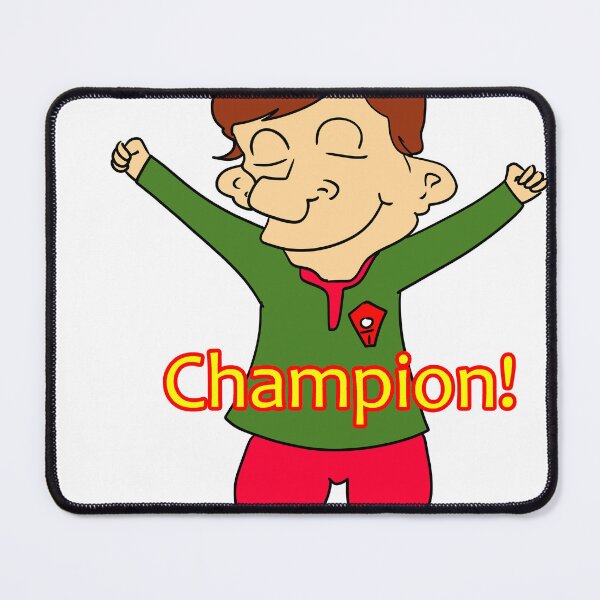 Item preview, Football champion cartoon design designed and sold by Grant Wilson.