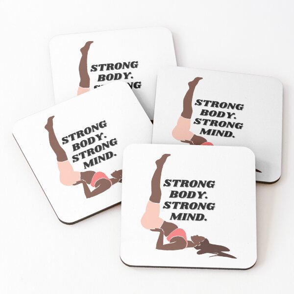 Item preview, Strong Body. Strong mind. (Yoga pose) designed and sold by ChiWellness Shop.