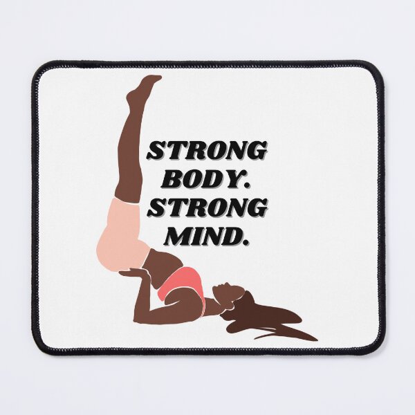 Item preview, Strong Body. Strong mind. (Yoga pose) designed and sold by ChiWellness Shop.
