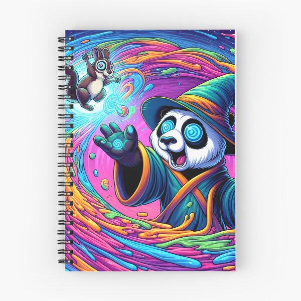 Item preview, Psychedelic Panda Reality Warp – Trippy Art designed and sold by Euriruben.