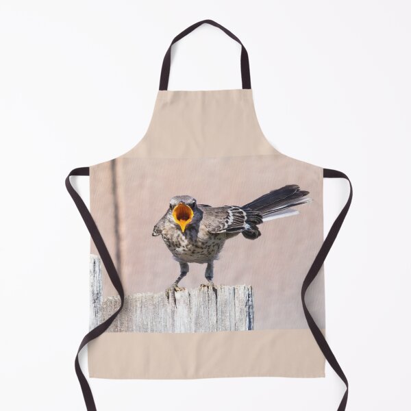Item preview, Hungry Mockingbird Fledgling Sees Mom Coming With Food designed and sold by CarolM.