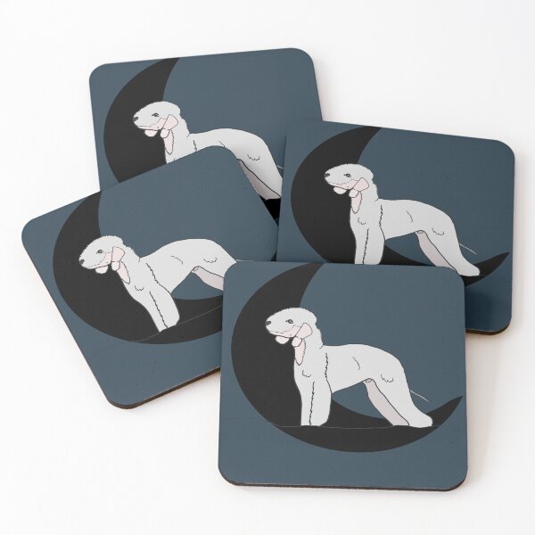 Item preview, Moon The Bedlington designed and sold by VoodoosTrinkets.