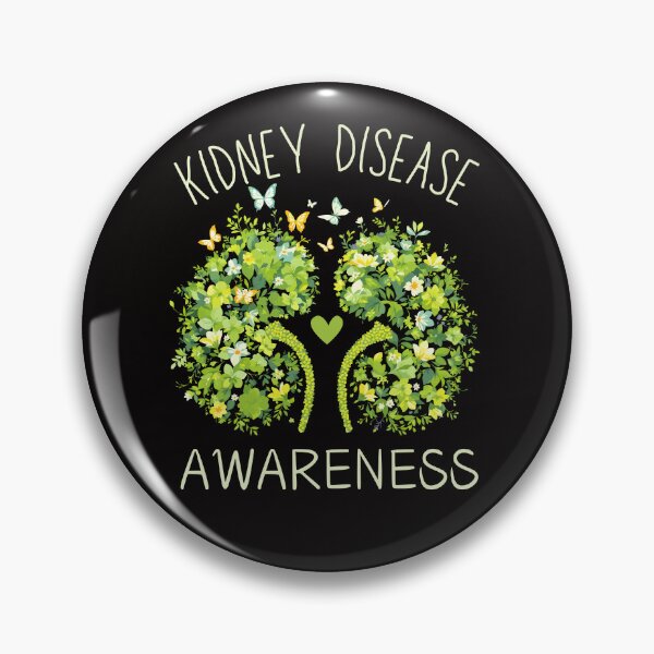 Item preview, In March Wear Green Kidney Disease Awareness flowers and Butterflies CKD Month  designed and sold by TheTimer.