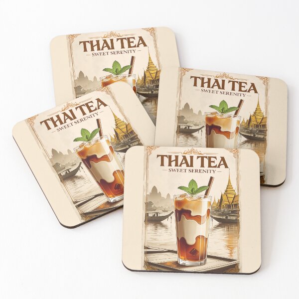 Item preview, Retro Thai Iced Tea Art: Timeless Beverage Bliss designed and sold by Ceemko's Vintage Corner.