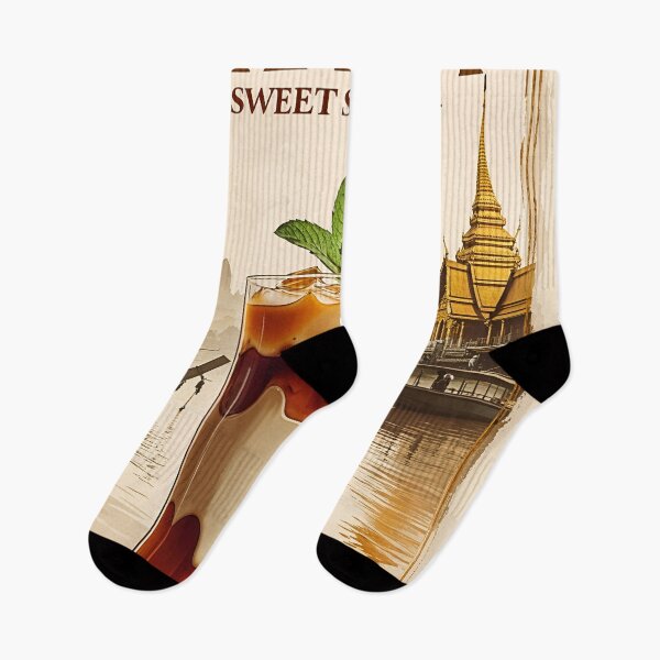 Item preview, Retro Thai Iced Tea Art: Timeless Beverage Bliss designed and sold by Ceemko's Vintage Corner.