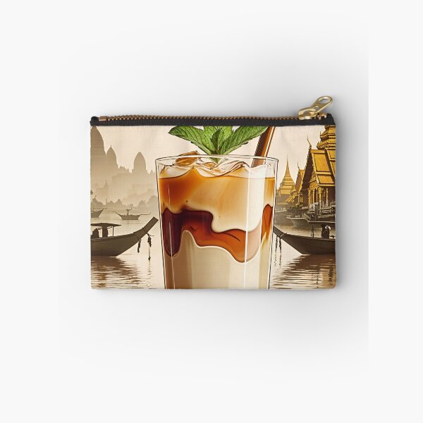 Item preview, Retro Thai Iced Tea Art: Timeless Beverage Bliss designed and sold by Ceemko's Vintage Corner.