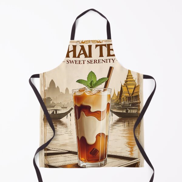 Item preview, Retro Thai Iced Tea Art: Timeless Beverage Bliss designed and sold by Ceemko's Vintage Corner.