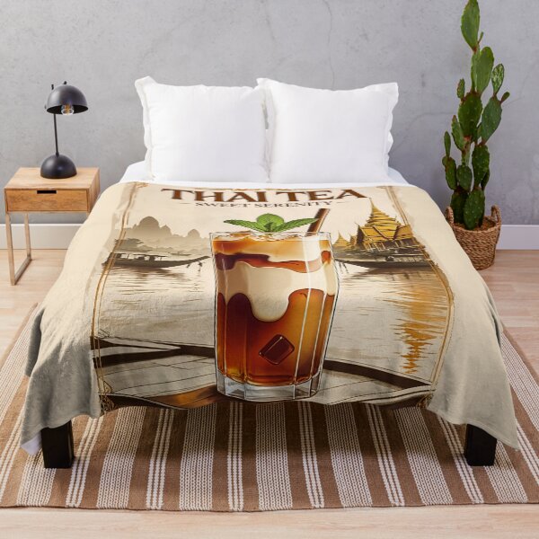 Item preview, Retro Thai Iced Tea Art: Timeless Beverage Bliss designed and sold by Ceemko's Vintage Corner.