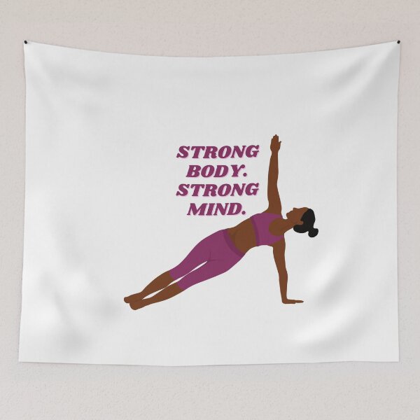 Item preview, Strong Body. Strong Mind. Pilates Pose  designed and sold by ChiWellness Shop.