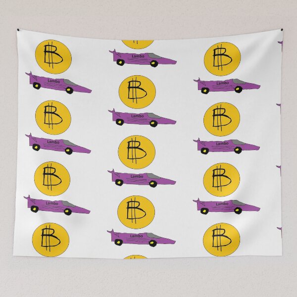 Item preview, Bitcoin Lambo Shirt designed and sold by Retrovapor144.