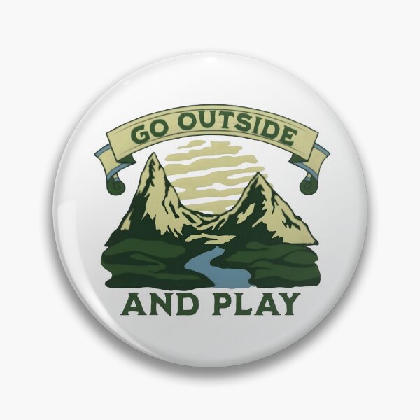 Item preview, Go outside and play, funny and cool nature lover designed and sold by Merchattack.