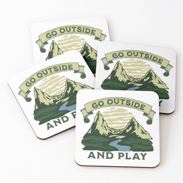 Item preview, Go outside and play, funny and cool nature lover designed and sold by Merchattack.
