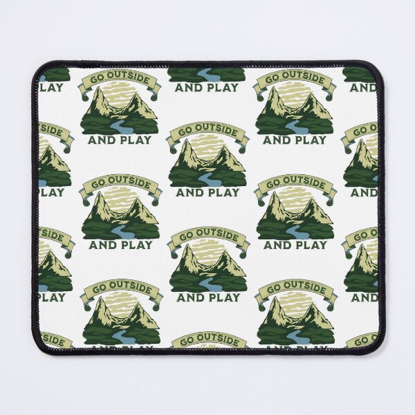 Item preview, Go outside and play, funny and cool nature lover designed and sold by Merchattack.