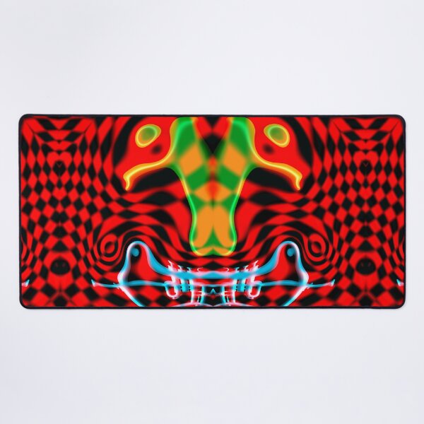Item preview, VICTOR VASARELY VARIABLE GEOMETRY CHECKERBOARD ART MUSIC TRUMPET ANIMAL ABSTRACT PAINTING ##3 designed and sold by Ralek.