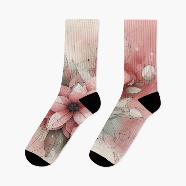 Item preview, Modern Floral Pink Abstract Flowers  designed and sold by GraphicsClub.