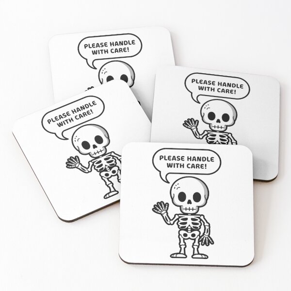 Item preview, Please Handle With Care Skeleton designed and sold by MonkiFlipp.