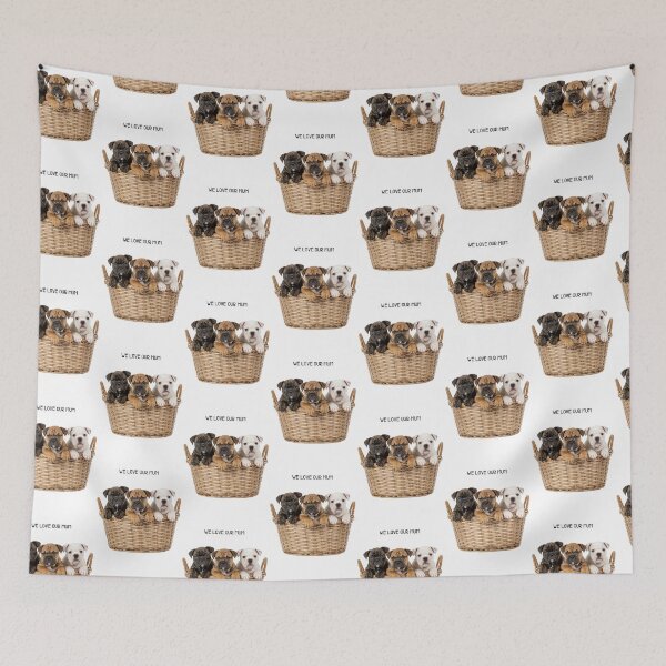 Aperçu de l'œuvre Bouledogue - Adorables chiots créée et vendue par MasonsTshirts.