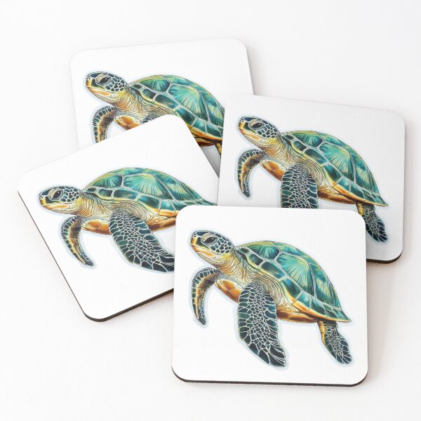 Item preview, Beautiful Green Sea Turtle Tattoo Idea designed and sold by Media-DK.
