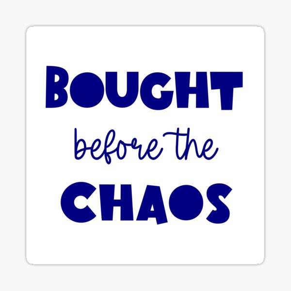 Item preview, Tesla Regret: Bought before the Chaos in White designed and sold by MJB Concepts.