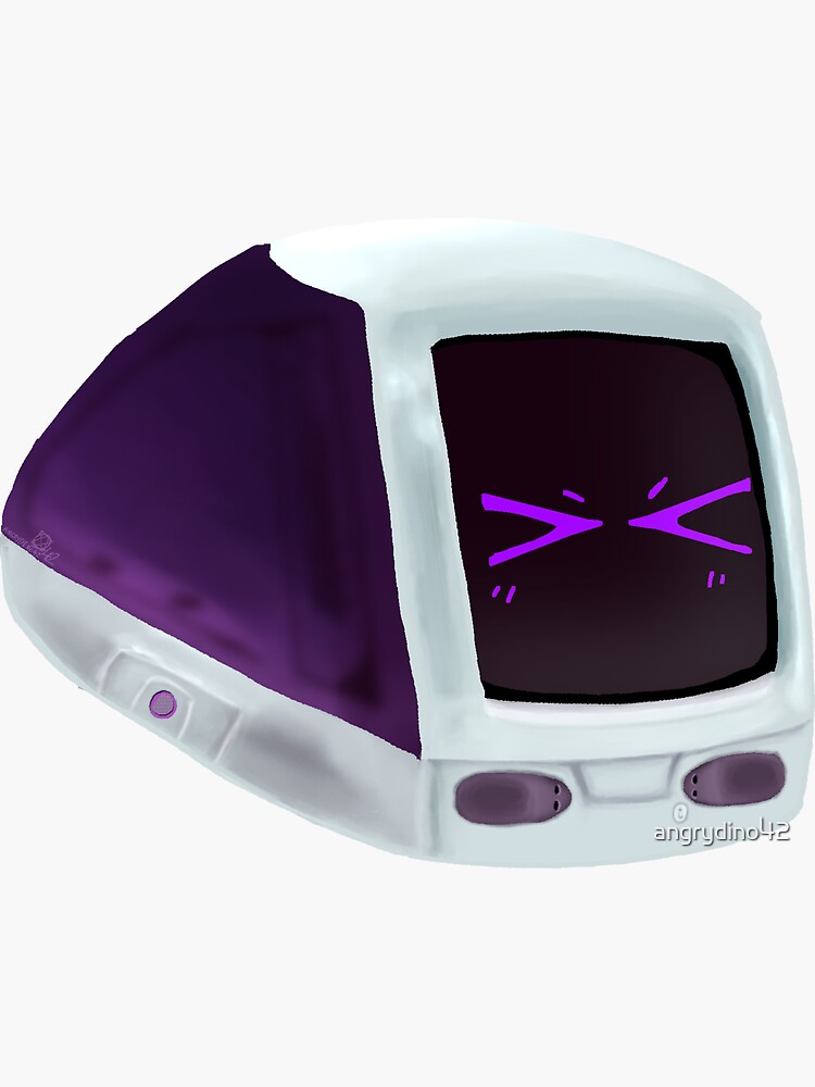iMac G3 - purple - little computer guy series