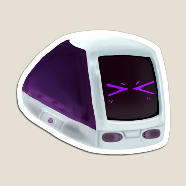 Item preview, iMac G3 - purple - little computer guy series designed and sold by angrydino42.