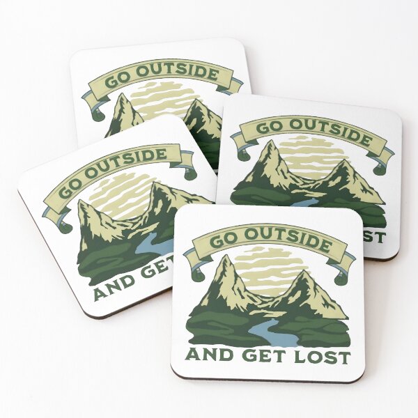 Item preview, Go outside and get lost, funny and cool nature lover designed and sold by Merchattack.