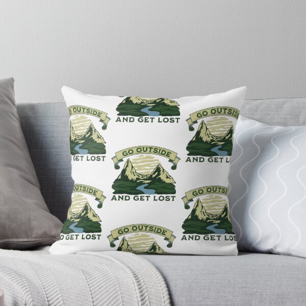 Item preview, Go outside and get lost, funny and cool nature lover designed and sold by Merchattack.