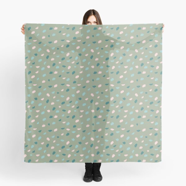 Bluebonnet Pollen Green Scarf