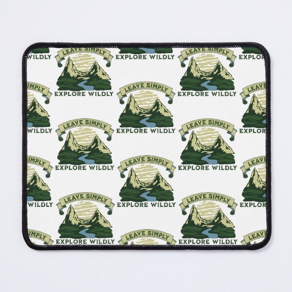 Item preview, Leave simply, explore wildly, funny and cool nature lover designed and sold by Merchattack.