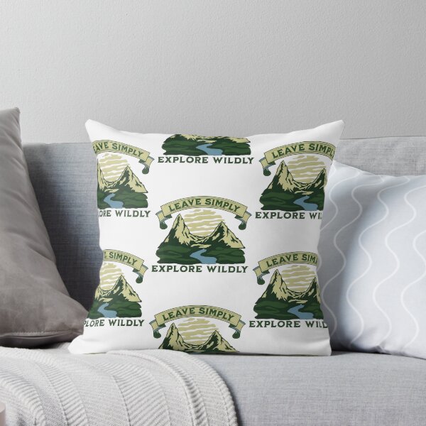 Item preview, Leave simply, explore wildly, funny and cool nature lover designed and sold by Merchattack.