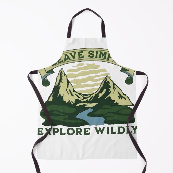 Item preview, Leave simply, explore wildly, funny and cool nature lover designed and sold by Merchattack.