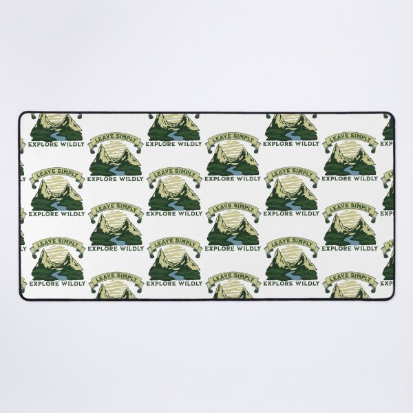 Item preview, Leave simply, explore wildly, funny and cool nature lover designed and sold by Merchattack.
