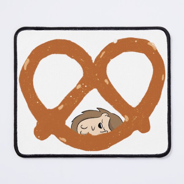 Item preview, Pretzel Nap – Cozy Toffee the Hedgehog Illustration designed and sold by Toffee the hedgehog.