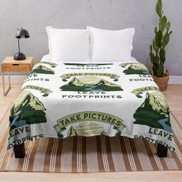 Item preview, Take pictures, leave footprints, funny and cool nature lover designed and sold by Merchattack.