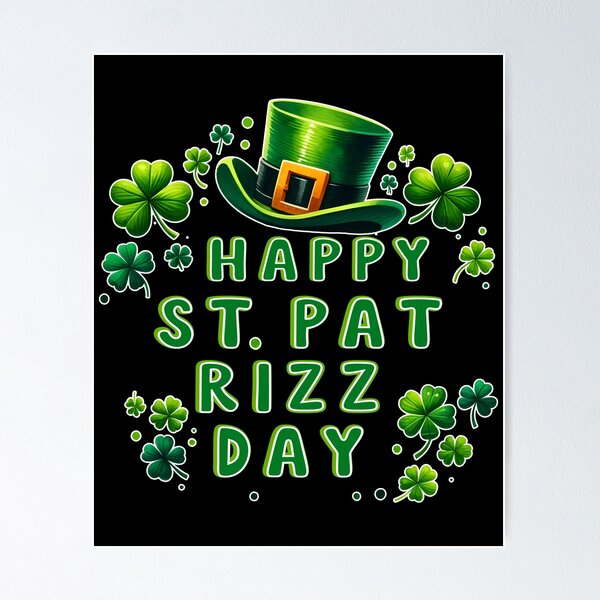 Item preview, Happy St Pat Rizz Day designed and sold by EnchantedOwl.