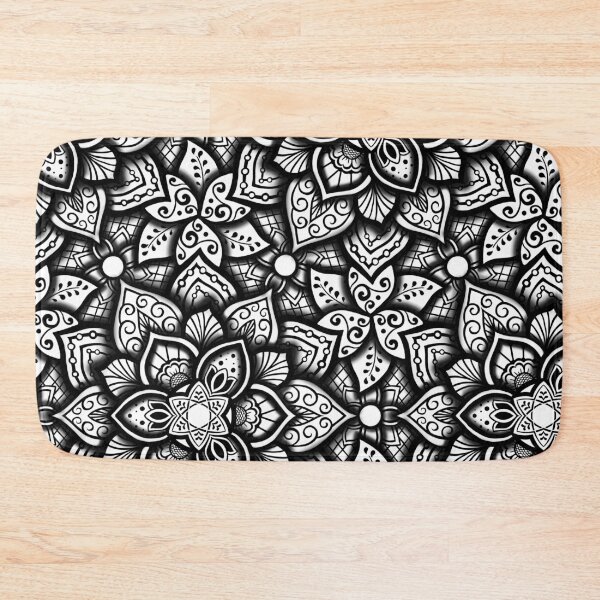 Item preview, Black Mehndi designed and sold by LadyDotDesign.